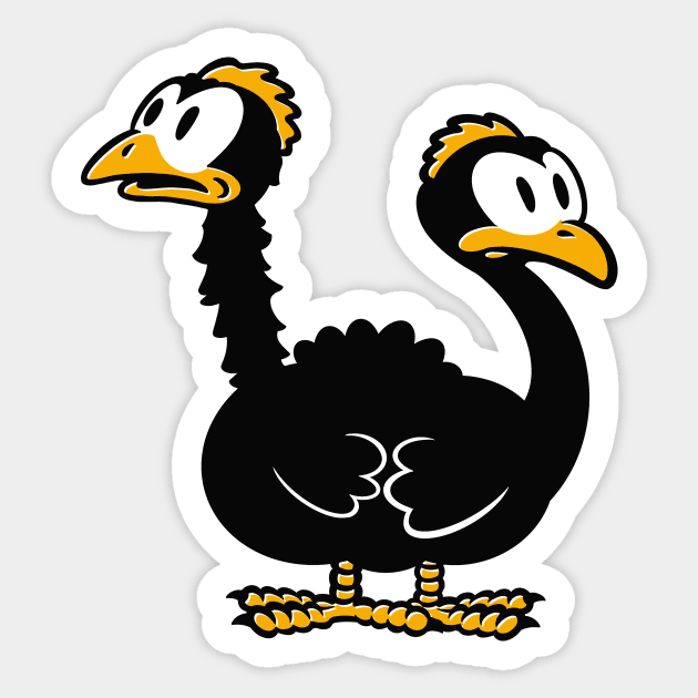 Double cluckers Sticker by GiMETZCO!